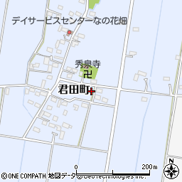 栃木県佐野市君田町317周辺の地図