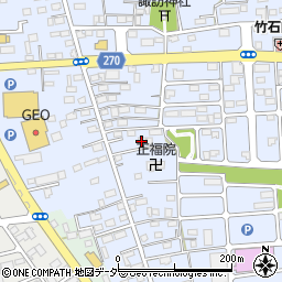 栃木県佐野市高萩町351周辺の地図