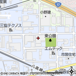 株式会社ヌカベ　高崎工場周辺の地図