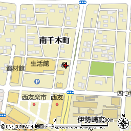 群馬県伊勢崎市南千木町2386周辺の地図