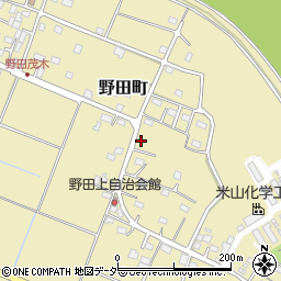 栃木県足利市野田町1743周辺の地図