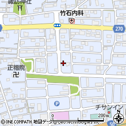 栃木県佐野市高萩町1212周辺の地図