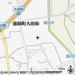 栃木県栃木市藤岡町大田和周辺の地図