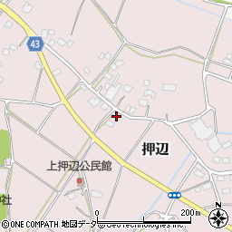 茨城県笠間市押辺1693周辺の地図