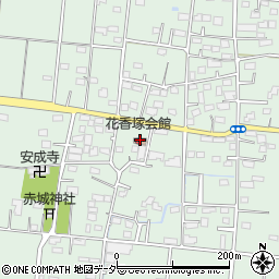 花香塚会館周辺の地図