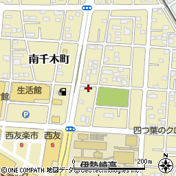 群馬県伊勢崎市南千木町1698周辺の地図