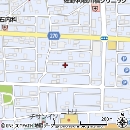 栃木県佐野市高萩町1334周辺の地図