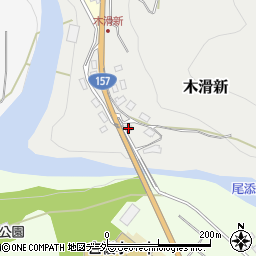 石川県白山市木滑新（ユ）周辺の地図