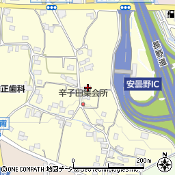 長野県安曇野市豊科南穂高寺所171周辺の地図