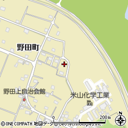 栃木県足利市野田町1747周辺の地図