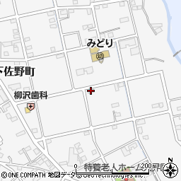群馬県高崎市下佐野町742周辺の地図