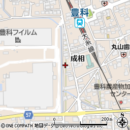 長野県安曇野市豊科新田4658-14周辺の地図