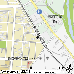 群馬県伊勢崎市南千木町1634-2周辺の地図