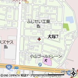 Ａ小山市カギの緊急隊・３６５日２４時間　横倉新田・犬塚センター周辺の地図