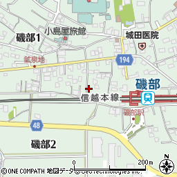 カナヤ美容室磯部店周辺の地図