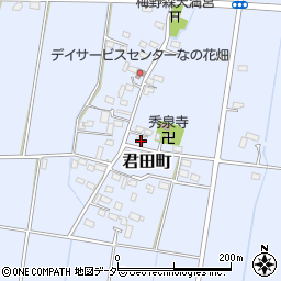 栃木県佐野市君田町297周辺の地図