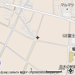 長野県安曇野市堀金烏川上堀周辺の地図