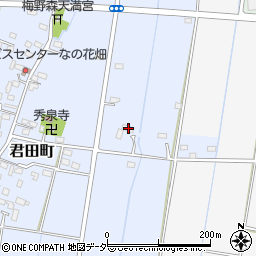 栃木県佐野市君田町365周辺の地図