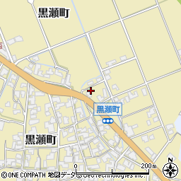 石川県加賀市黒瀬町チ周辺の地図