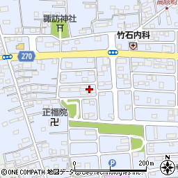 栃木県佐野市高萩町1206周辺の地図