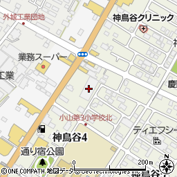 栃木いすゞ自動車株式会社　小山営業所周辺の地図