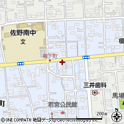 全関東極真空手道連盟佐野道場事務局周辺の地図