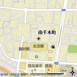 群馬県伊勢崎市南千木町2270周辺の地図