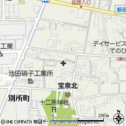 群馬県太田市別所町508周辺の地図