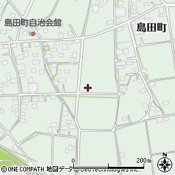 栃木県足利市島田町周辺の地図