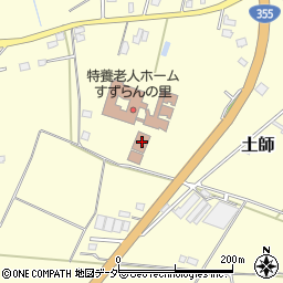 茨城県笠間市土師1283-12周辺の地図