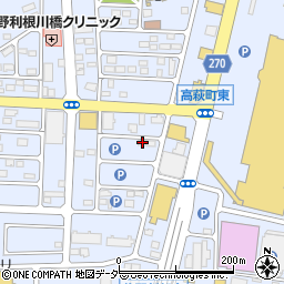 栃木県佐野市高萩町1327周辺の地図