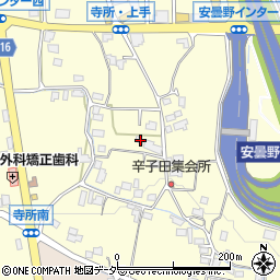 長野県安曇野市豊科南穂高寺所6845周辺の地図