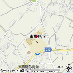 市立東横野小学校周辺の地図