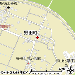 栃木県足利市野田町1736周辺の地図
