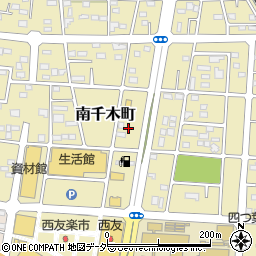 群馬県伊勢崎市南千木町2382周辺の地図