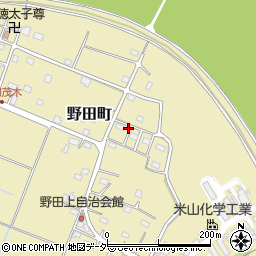 栃木県足利市野田町1738周辺の地図