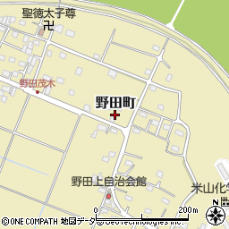 栃木県足利市野田町2100周辺の地図