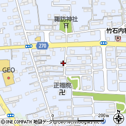 栃木県佐野市高萩町1208周辺の地図