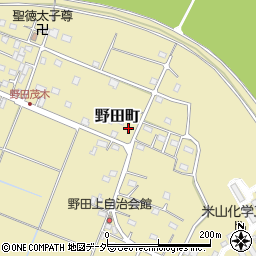 栃木県足利市野田町2101-1周辺の地図