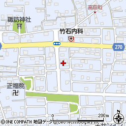 栃木県佐野市高萩町1213周辺の地図
