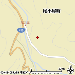 石川県小松市尾小屋町ヲ119周辺の地図