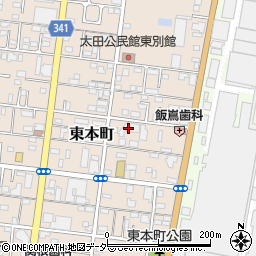 太田カトリック教会周辺の地図