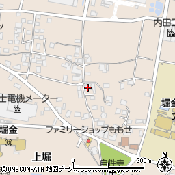 長野県安曇野市堀金烏川2095-2周辺の地図