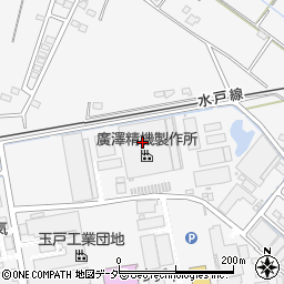 廣澤精機製作所　本社工場周辺の地図