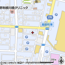 栃木県佐野市高萩町1326周辺の地図