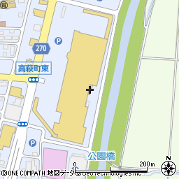栃木県佐野市高萩町1324周辺の地図