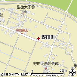 栃木県足利市野田町2096周辺の地図