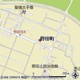 栃木県足利市野田町2097周辺の地図