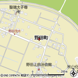 栃木県足利市野田町2099周辺の地図