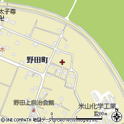 栃木県足利市野田町1734周辺の地図